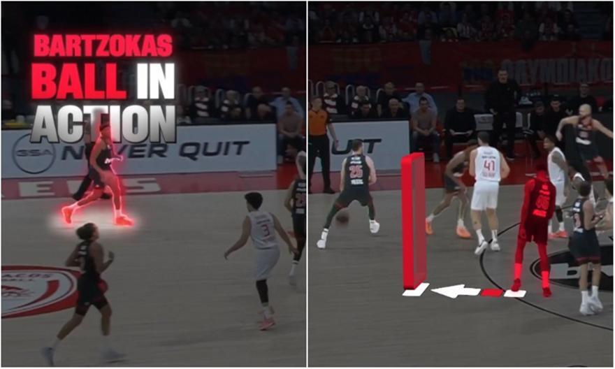 Η Ευρωλίγκα αποθέωσε το «Bartzokas Ball» και τα plays του Ολυμπιακού! thumb