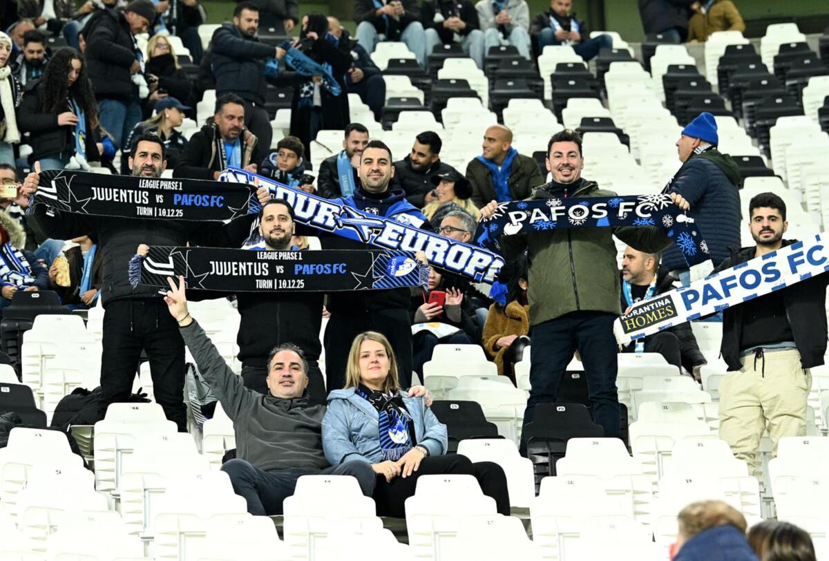Οι Παφίτες στο Allianz Stadium (Φώτος) thumb