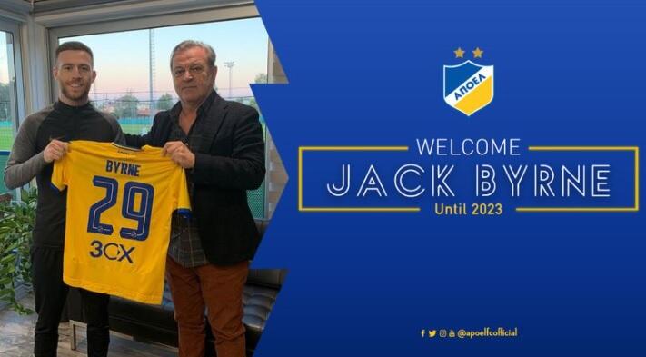 Ανακοίνωσε Jack Byrne ο ΑΠΟΕΛ μέχρι το 2023!  thumb