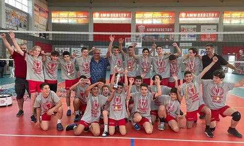 Βόλεϊ: Πρωταθλήτρια Κ16 παίδων η Νέα Σαλαμίνα thumb
