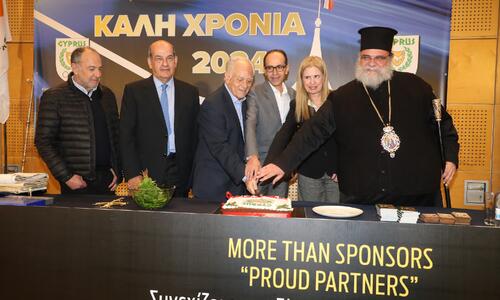 Η Κυπριακή Ολυμπιακή Επιτροπή έκοψε την Βασιλόπιτα για το 2024 thumb