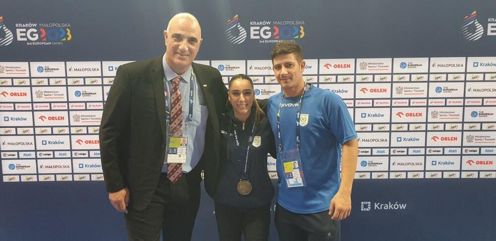 Χάλκινο Μετάλλιο η Ειρήνη Κοντού στην -50kg στους Ευρωπαϊκούς Αγώνες thumb