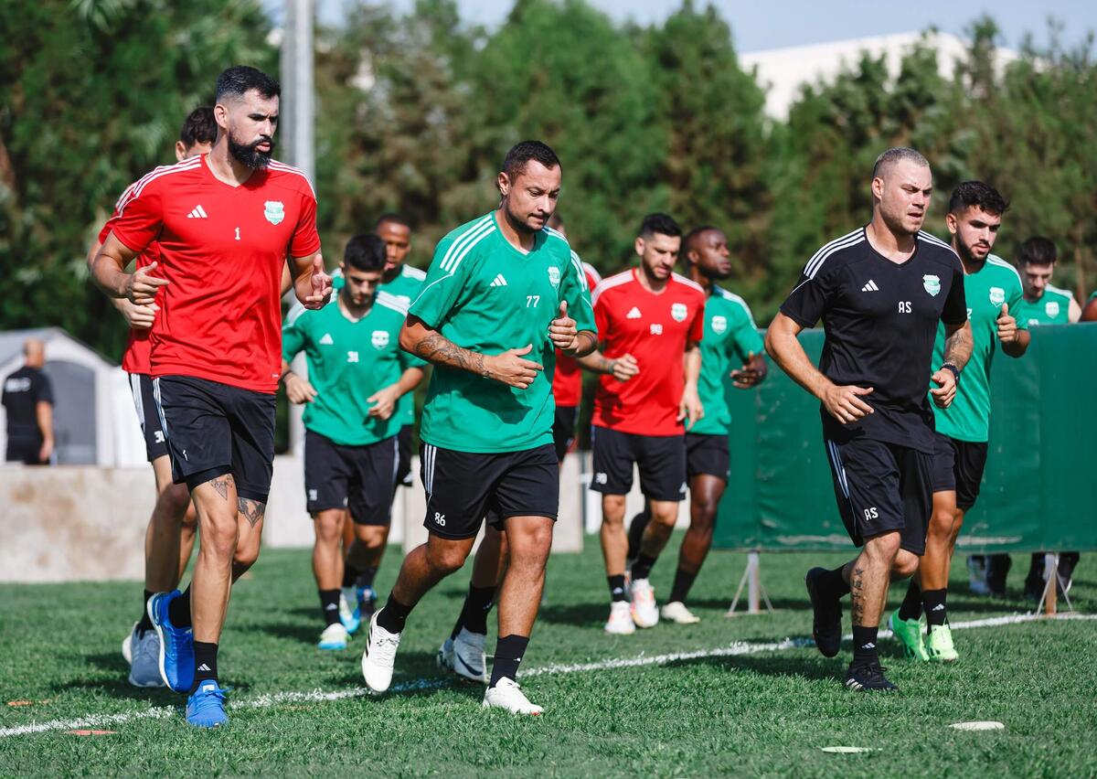 Βίντεο από την πρώτη προπόνηση στη Λετονία thumb