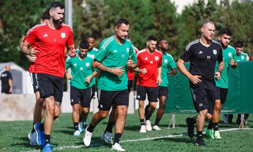 Βίντεο από την πρώτη προπόνηση στη Λετονία thumb