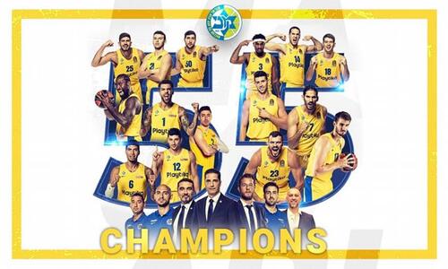 Ο Σφαιρόπουλος πρωταθλητής με την Μακάμπι Τελ Αβίβ thumb