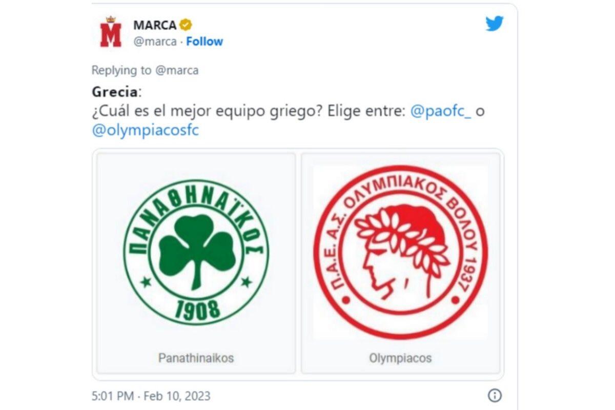 Απίστευτη γκάφα της Marca, μπέρδεψε το σήμα του Ολυμπιακού! thumb