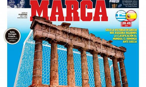  Το πρωτοσέλιδο της Marca με τον Παρθενώνα!  thumb