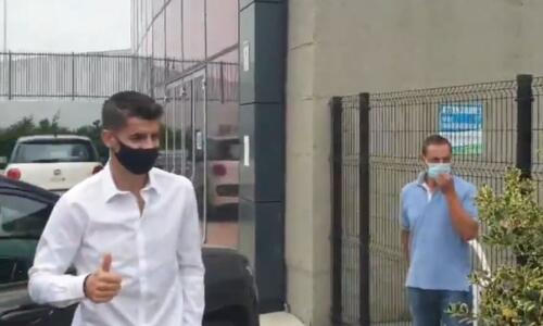 Στα γραφεία της Γιουβέντους ο Μοράτα για υπογραφές  thumb