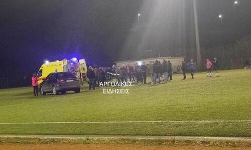Τραγωδία στην Ελλάδα: Πέθανε ποδοσφαιριστής σε γήπεδο thumb