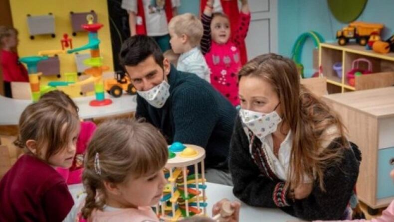 Νέο νηπιαγωγείο δωρεά του ιδρύματος Τζόκοβιτς (vid) thumb