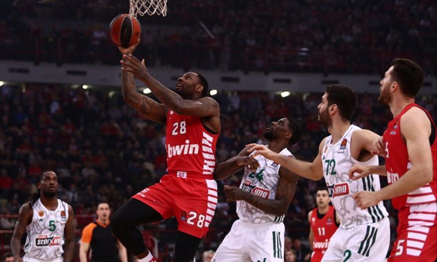 Ολυμπιακός - Παναθηναϊκός 81-73: Αλύγιστος για την πρωτιά thumb