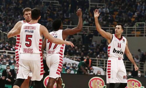 Euroleague: Ερυθρόλευκο το ντέρμπι του ΟΑΚΑ thumb