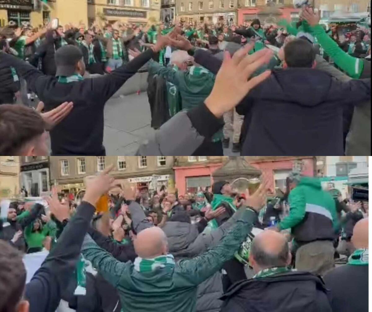 Πράσινη «επιδρομή» στην πλατεία του Εδιμβούργου! (vids) thumb