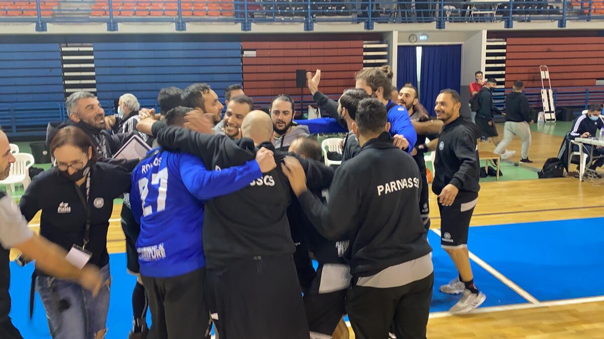 Tεράστια πρόκριση για Παρνασσό κόντρα σε Σάσσαρι (pics) thumb