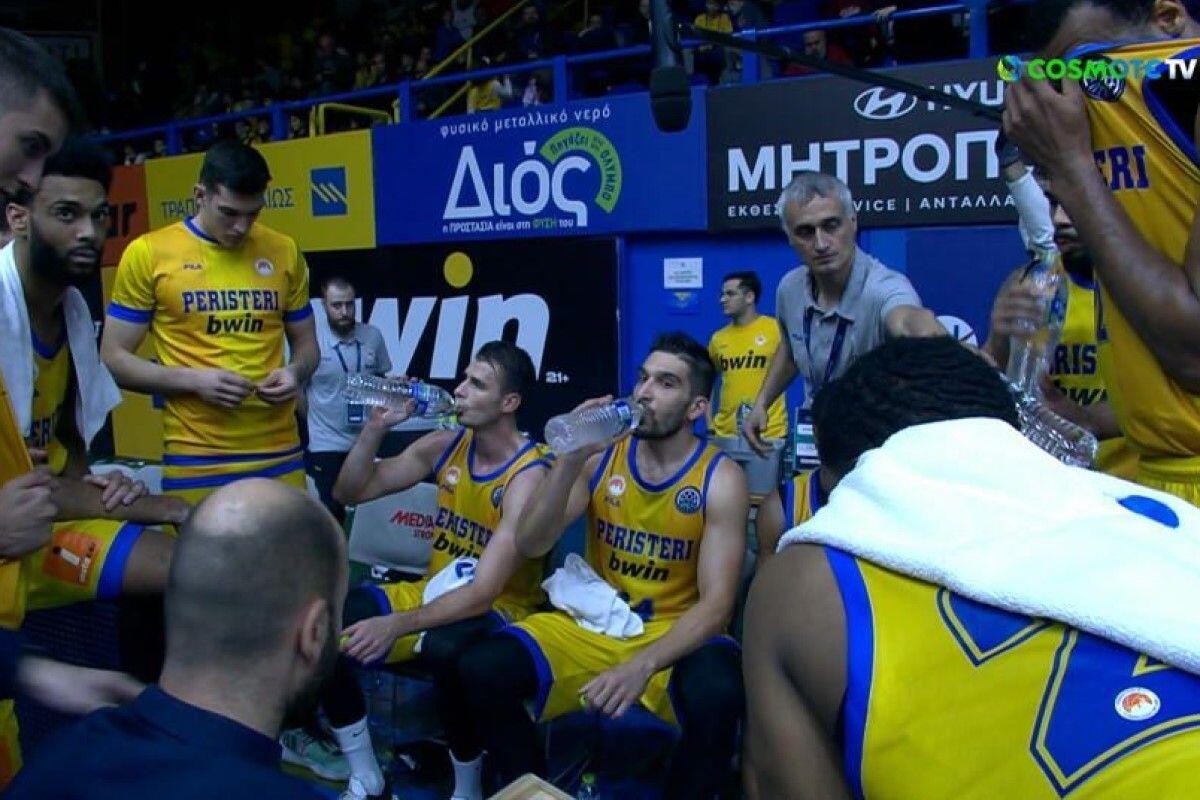 Έντονο ξέσπασμα Σπανούλη σε τάιμ άουτ thumb