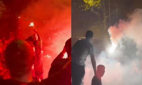 Έγινε χαμός μετά το μεγάλο «διπλό» (ΒΙΝΤΕΟ) thumb