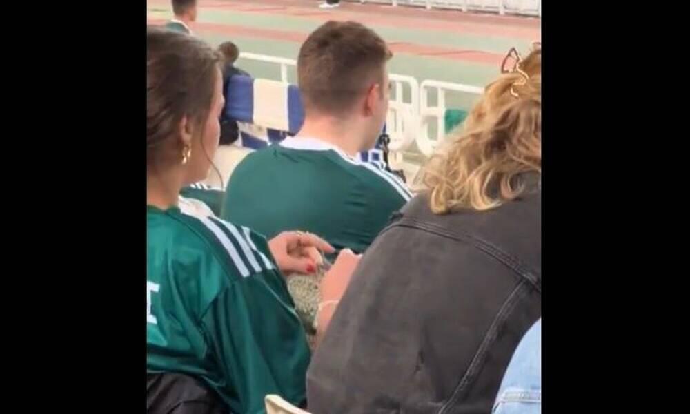 Επικό σκηνικό στις εξέδρες του ΟΑΚΑ! (BINTEO) thumb