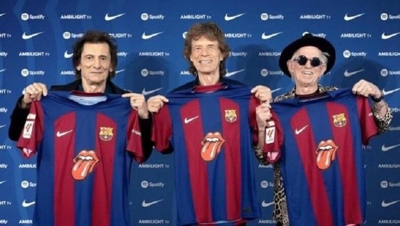 Με άρωμα... Rolling Stones η φανέλα της Μπαρσελόνα στο Clasico thumb