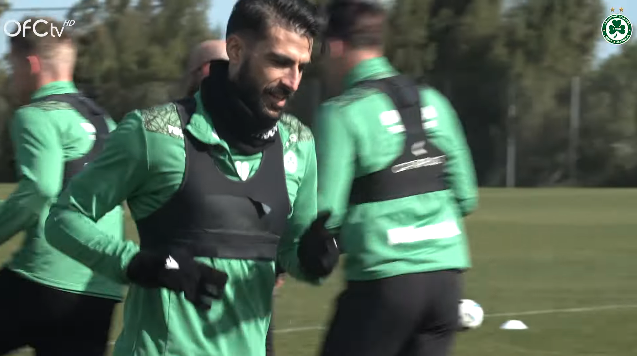 Πλάνα από την προπόνηση της Ομόνοιας thumb
