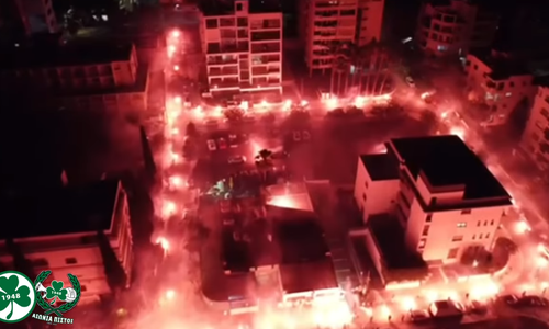Έκαναν τη νύχτα μέρα για τα γενέθλια της Ομόνοιας (Βίντεο) thumb