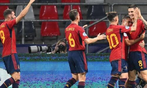 Euro U21: Η Ισπανία διέλυσε την Ουκρανία και έφυγε για τελικό με Αγγλία thumb