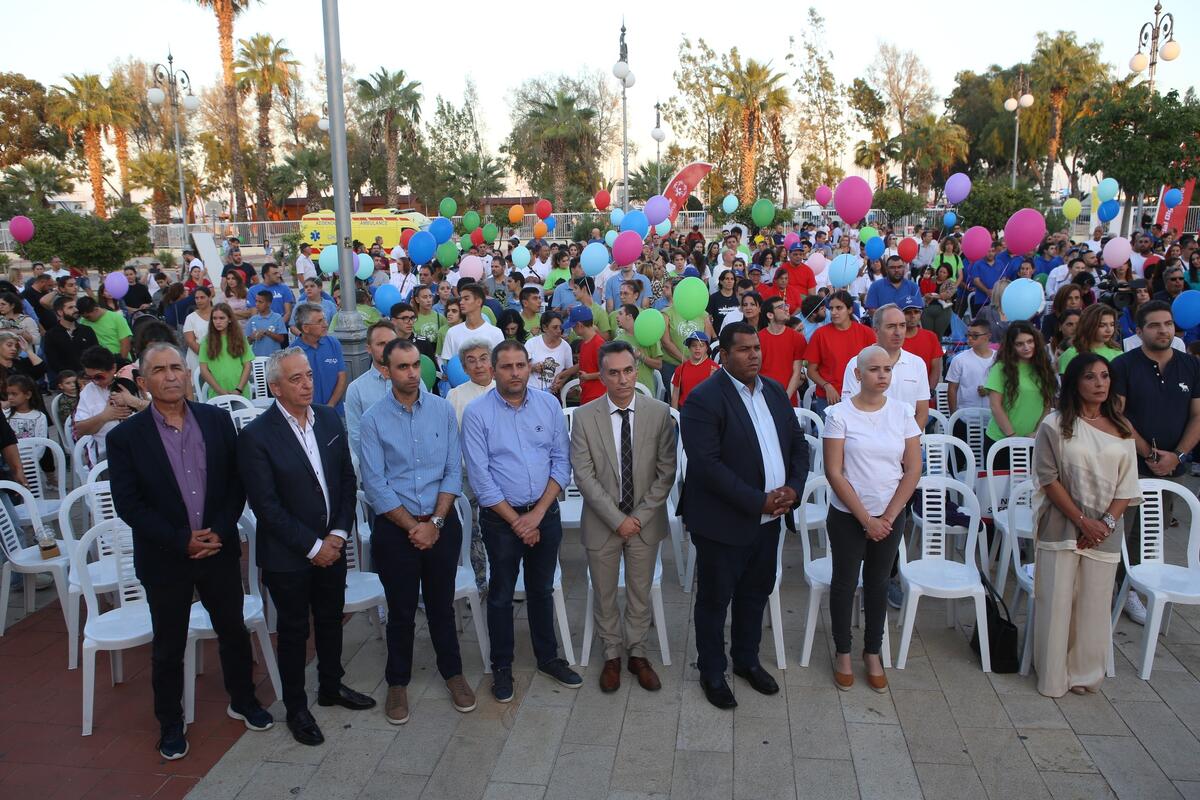 Ο ΚΟΑ στην τελετή έναρξης των Παγκύπριων Ειδικών Ολυμπιακών Αγώνων thumb