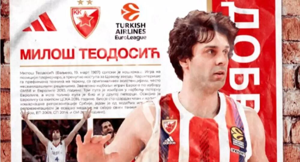Μίλος Τεόντοσιτς: Φοράει ξανά τα ερυθρόλευκα thumb