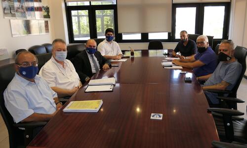 Ο Πρόεδρος του ΚΟΑ συναντήθηκε με το ΘΟΪ Λακατάμιας thumb