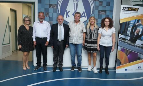 Συνάντηση ΚΟΑ με τον νέο Πρόεδρο της Ομοσπονδίας Πετόσφαιρας thumb