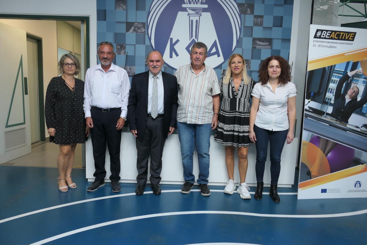 Συνάντηση ΚΟΑ με τον νέο Πρόεδρο της Ομοσπονδίας Πετόσφαιρας thumb