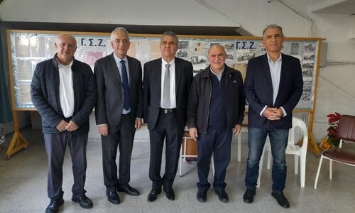Παρουσία του ΚΟΑ η έναρξη των εργασιών για αντικατάσταση του ταρτάν στο ΓΣΖ thumb