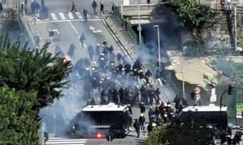 Σοβαρά επεισόδια πριν το ντέρμπι της πόλης (ΒΙΝΤΕΟ) thumb