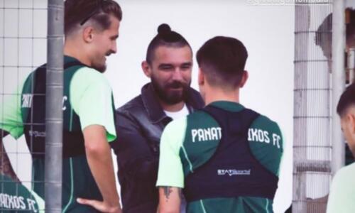 Επίσκεψη από Πράνιτς στην προπόνηση (φωτογραφία) thumb