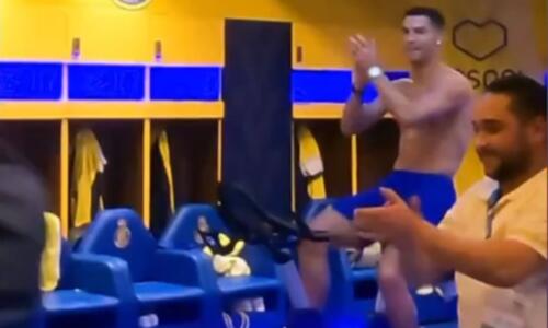 Επικός πανηγυρισμός του Κριστιάνο στο 2-0 της Αλ Νασρ! (βίντεο) thumb