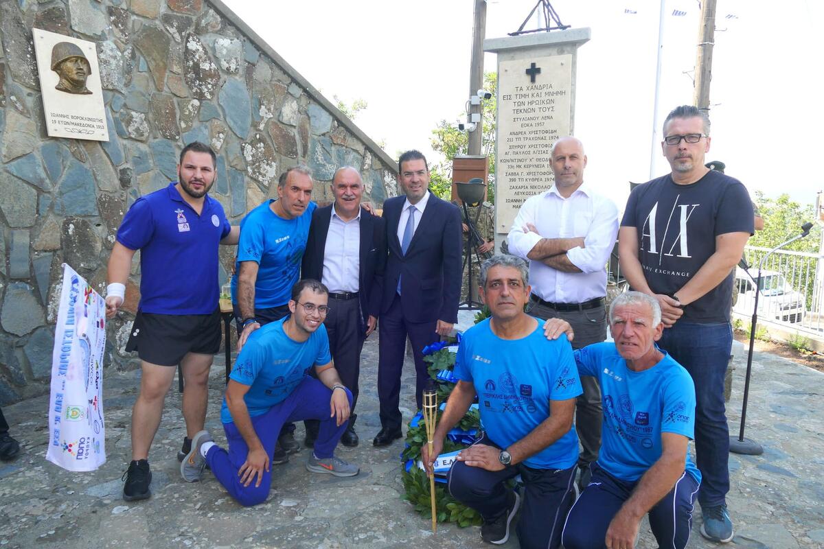 Στα Αποκαλυπτήρια των Προτομών των Ηρώων της Κοινότητας Χανδριών ο Ανδρέας Μιχαηλίδης thumb