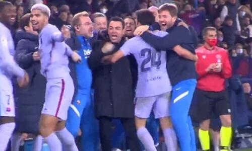 Το ξέσπασμα του Τσάβι στο νικητήριο γκολ του Ντε Γιονγκ (vid) thumb