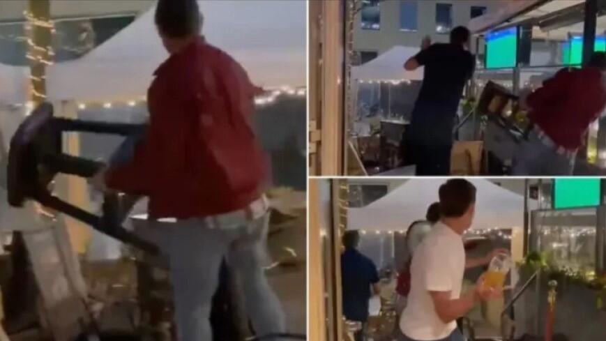 Άγριο ξύλο οπαδών σε μπυραρία στην Φρανκφούρτη! (vid) thumb