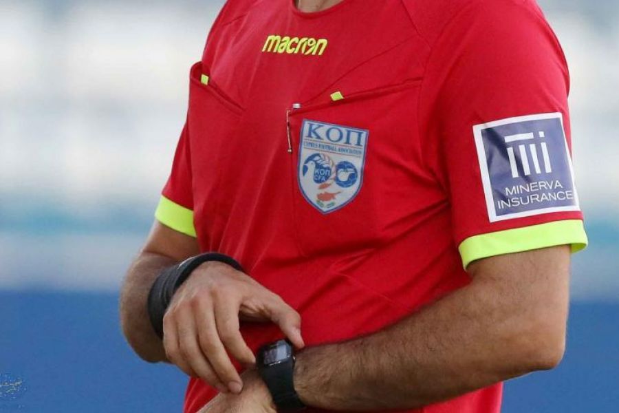 Οι διαιτητές των αγώνων της Παρασκευής στο πρωτάθλημα CYTA thumb